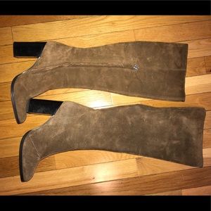 Zara Suede Heeled Boots
